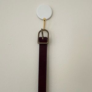 Banana Republic Hair-calf Maroon Belt